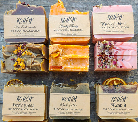 SALE! Handmade Rough Cut Soap Bars - Limited Edition Cocktail Collection -  - Rough Cut Soaps & Sundries - Wild Lark