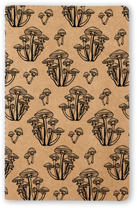 Wild Mushrooms Kraft Layflat Notebook -  - Denik - Wild Lark