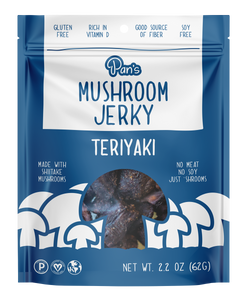 Pan's Mushroom Jerky: Teriyaki -  - Pan's Mushroom Jerky - Wild Lark