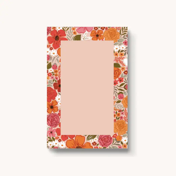 Notepad 4x6" (Eight Styles Available) - Rosewood Blooms - Elyse Breanne Design - Wild Lark