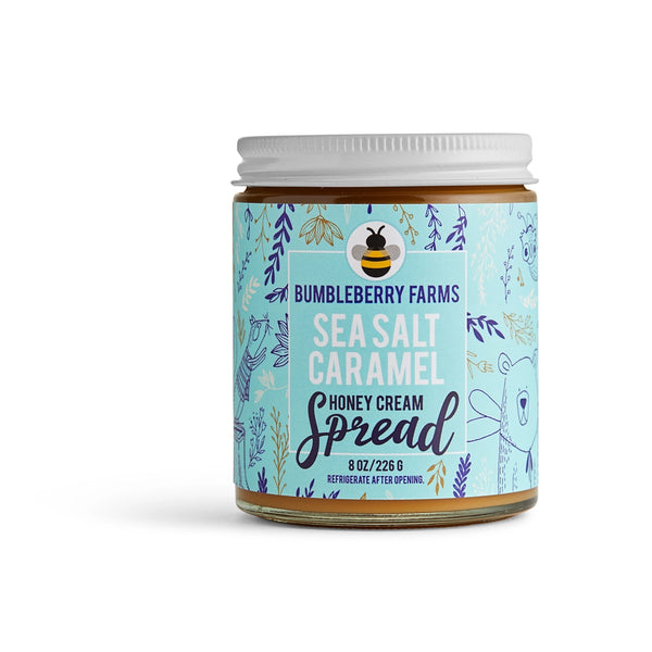 Honey Cream Spread - Sea Salt Caramel - Bumbleberry Farms - Wild Lark