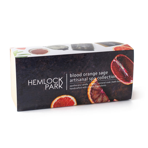SALE! Blood Orange Sage Artisanal Spa Gift Box -  - Hemlock Park - Wild Lark