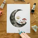 Moon Prints - Shroom Print - Jess Weymouth - Wild Lark