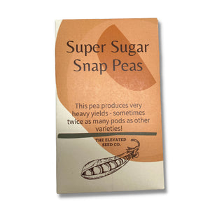 Super Sugar Snap Peas Seeds -  - The Elevated Seed Co - Wild Lark