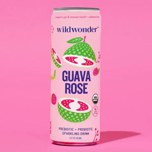 Guava Rose Sparkling Prebiotic + Probiotic Drink -  - wildwonder - Wild Lark