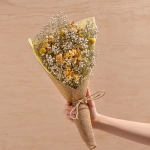 Burlap Forever Flowers Bouquet - Honeysuckle - Wildflower Co. - Wild Lark