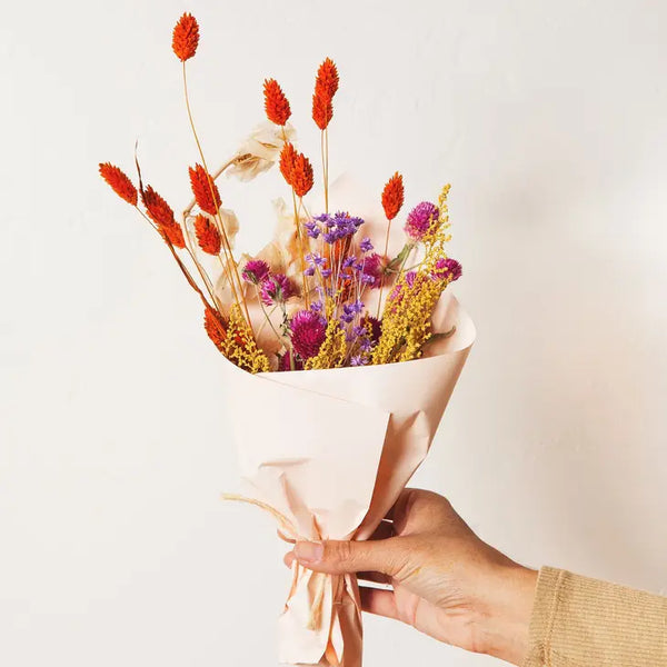 Mini Dried Flower Bouquet - Catalina Bright - Idlewild Floral Co - Wild Lark