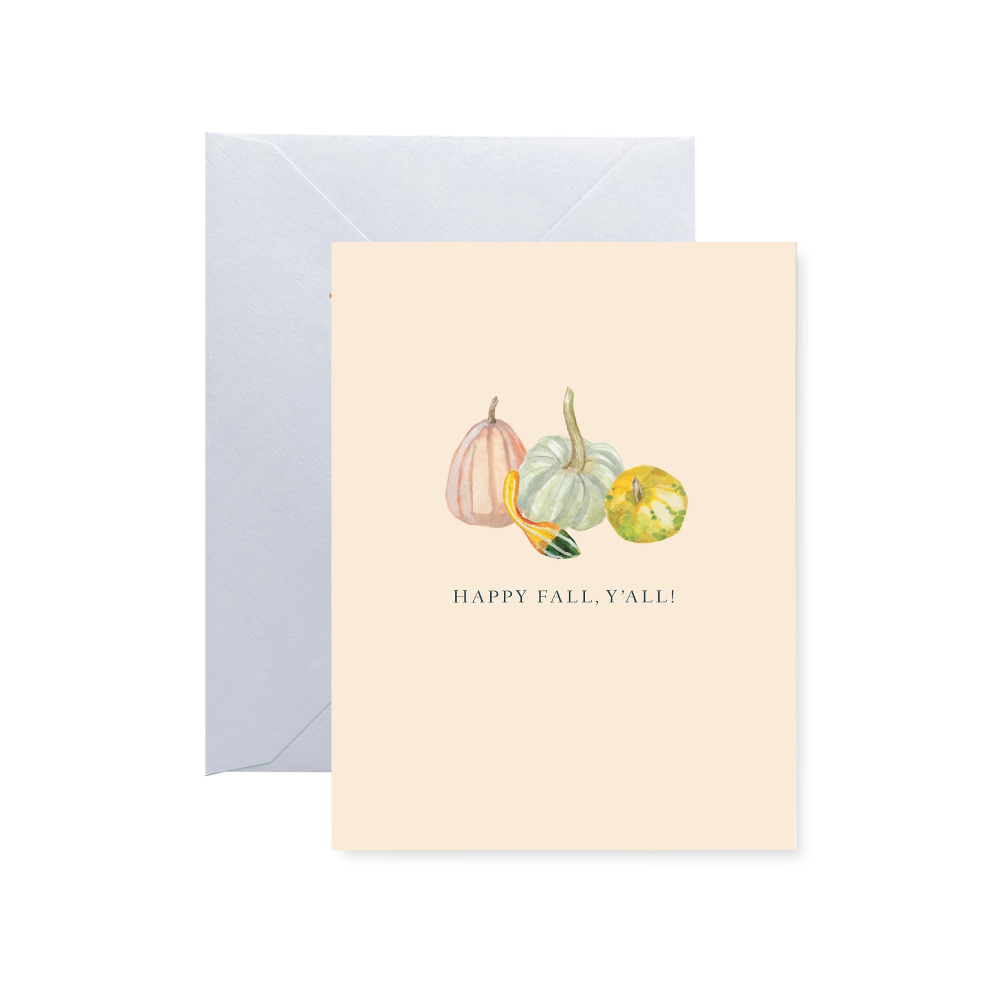 "Happy Fall Y'all!" Pumpkins Card (small) -  - Lana's Shop - Wild Lark