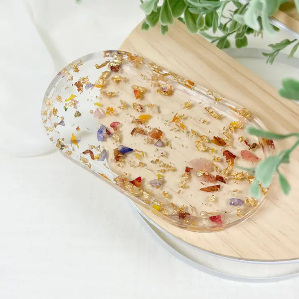 Flower Trinket Tray - Mixed Petals - Rooted - Wild Lark