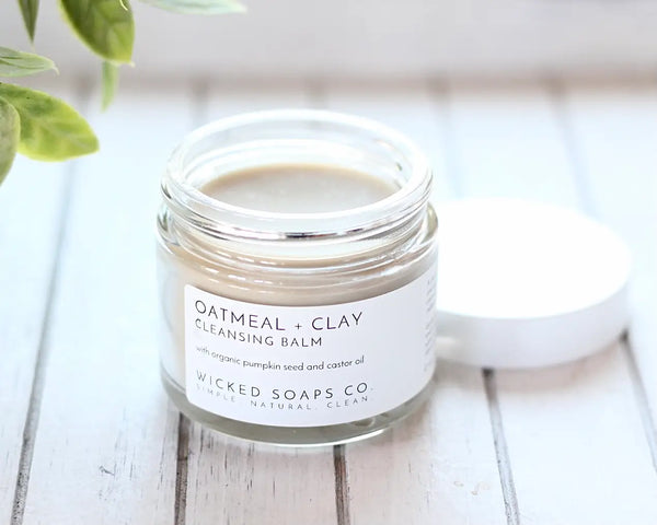 Oatmeal + Clay Cleansing Balm -  - Wicked Soaps Co. - Wild Lark