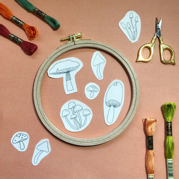 Peel Stick and Stitch - Hand Embroidery Patterns -  - MCreativeJ - Wild Lark