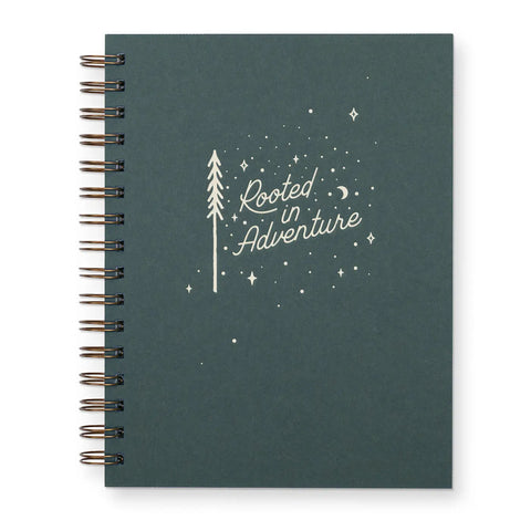 Rooted in Adventure Journal Green -  - Ruff House Print Shop - Wild Lark