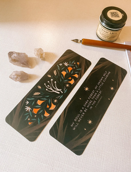 Fall Affirmations - Bookmark - Soul Forest - Lantern Print Co - Wild Lark