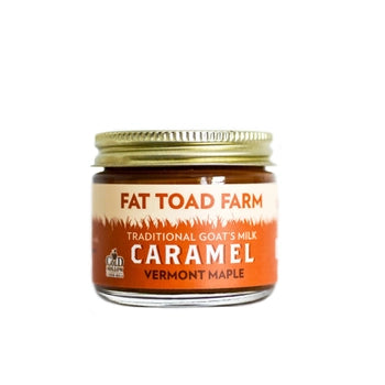 Goat's Milk Caramel Jar - Vermont Maple - 2oz - Fat Toad Farm - Wild Lark