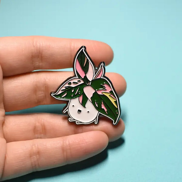 Plant Buddy Pin - Pink Princess Philodendron - Home by Faith - Wild Lark