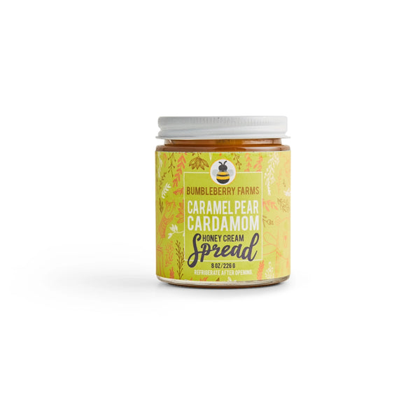 Honey Cream Spread - Caramel Pear Cardamom - Bumbleberry Farms - Wild Lark