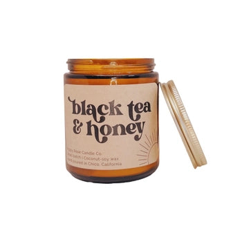 Black Tea + Honey - Poppy Rose Candle Co. -  - Poppy & Rose Candle Co. - Wild Lark