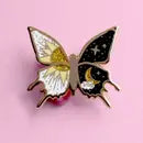 Glitter Punk Enamel Pins - Butterfly - Glitter Punk - Wild Lark