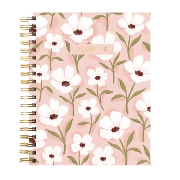 Undated Planner (Different Styles & Sizes Available) - 8.5x11 / White Anemone - Elyse Breanne Design - Wild Lark