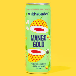 Mango Gold Sparkling Prebiotic + Probiotic Drink -  - wildwonder - Wild Lark