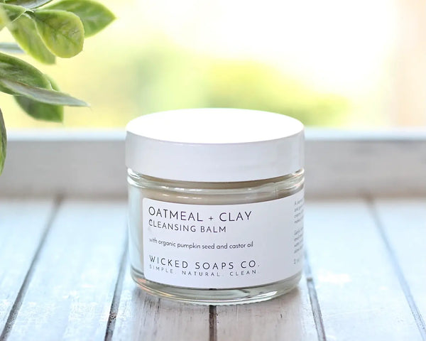 Oatmeal + Clay Cleansing Balm -  - Wicked Soaps Co. - Wild Lark