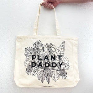 "Plant Daddy" Cream Tote Bag -  - Paper Anchor Co. - Wild Lark