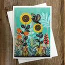 Greeting Card - Garden Song - Rural Pearl: Cut Paper Art by Angie Pickman - Wild Lark