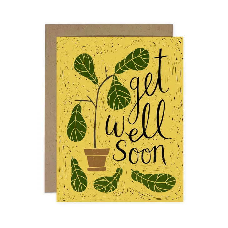 Get Well Fig Tree Card -  - Wit & Whistle - Wild Lark