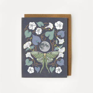Luna Moth Blank Card -  - Root & Branch Paper Co. - Wild Lark