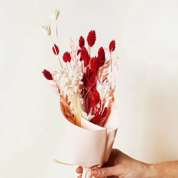 Mini Dried Flower Bouquet- 5 Color Schemes - Sweetheart - Idlewild Floral Co - Wild Lark