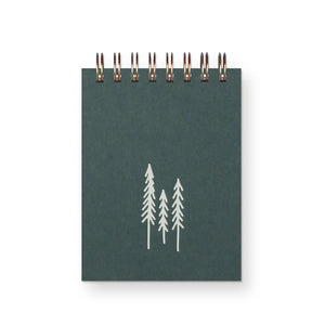Evergreen Trees Mini Jotter Notebook -  - Ruff House Print Shop - Wild Lark