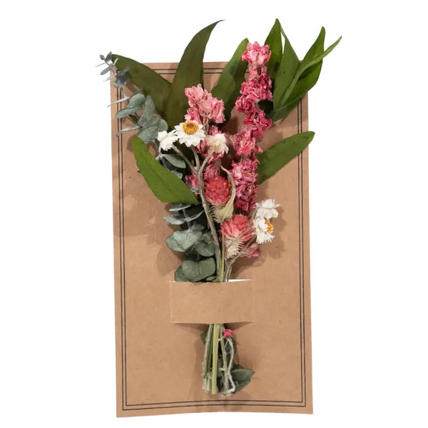 Mini Dried Flower Bouquet Eucalyptus & Larkspur - 2 Color Schemes -  - Andaluca - Wild Lark