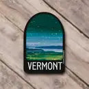 Vermont Vinyl Stickers - Vermont Green Mountains - Hudson Illustration Co - Wild Lark
