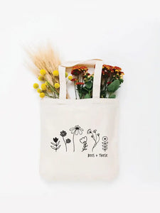 Bees + These Tote Bag - Small Cream - Nature Supply Co. - Wild Lark