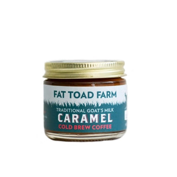 Goat's Milk Caramel Jar - Cold Brew Coffee - 2oz - Fat Toad Farm - Wild Lark