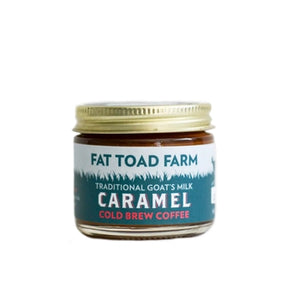 Goat's Milk Caramel Jar - Cold Brew Coffee - 2oz - Fat Toad Farm - Wild Lark