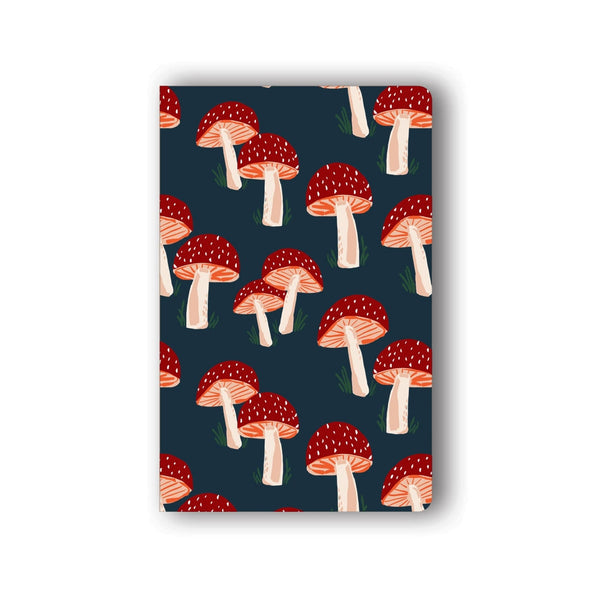 Navy Mushrooms Layflat Notebook -  - Denik - Wild Lark