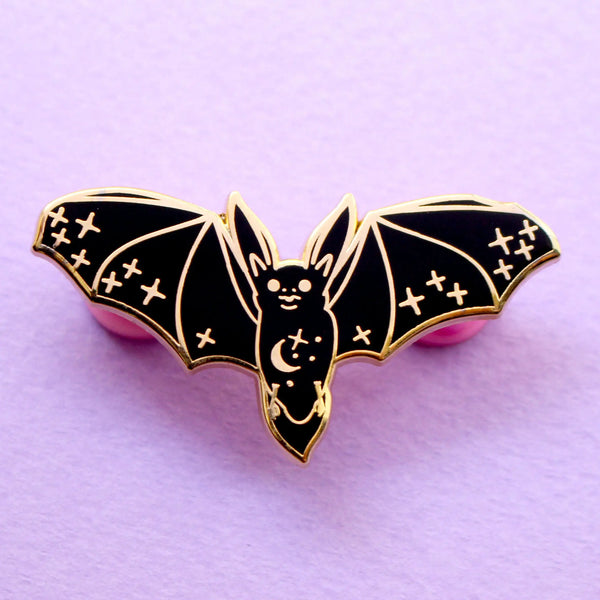 Glitter Punk Enamel Pins - Halloween Bat - Glitter Punk - Wild Lark