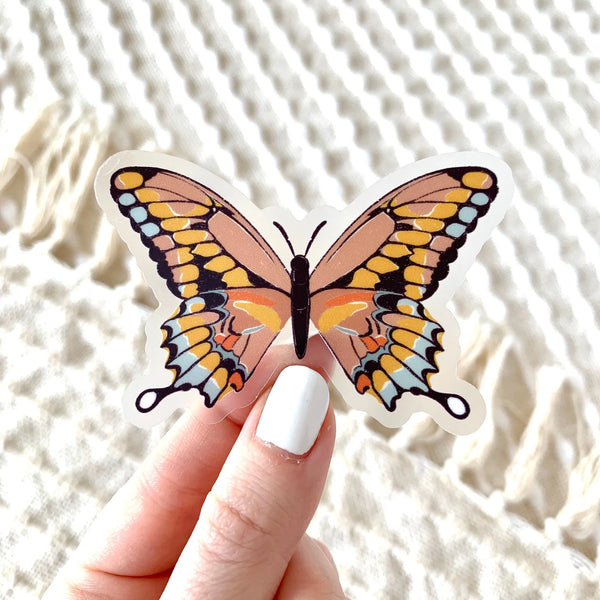 Vinyl Stickers - Elyse B. Design - Pink Swallowtail Butterfly - Elyse Breanne Design - Wild Lark