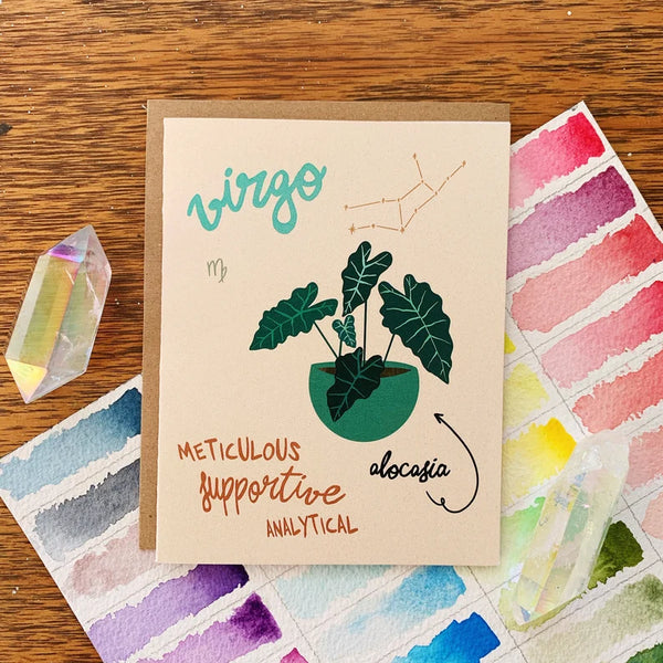 Zodiac Greeting Card - Jess W. - Virgo - Jess Weymouth - Wild Lark