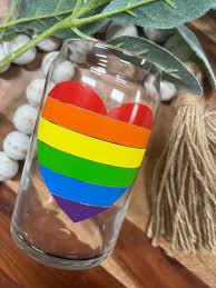 Boho Sips 20 oz glass - Pride Month LGBTQ - Boho Sips - Wild Lark