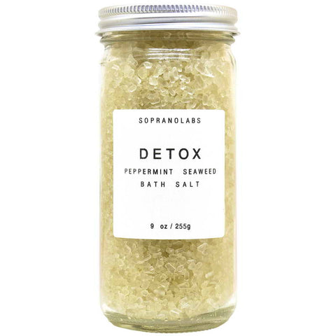 Peppermint Detox Bath Salt -  - SopranoLabs - Wild Lark