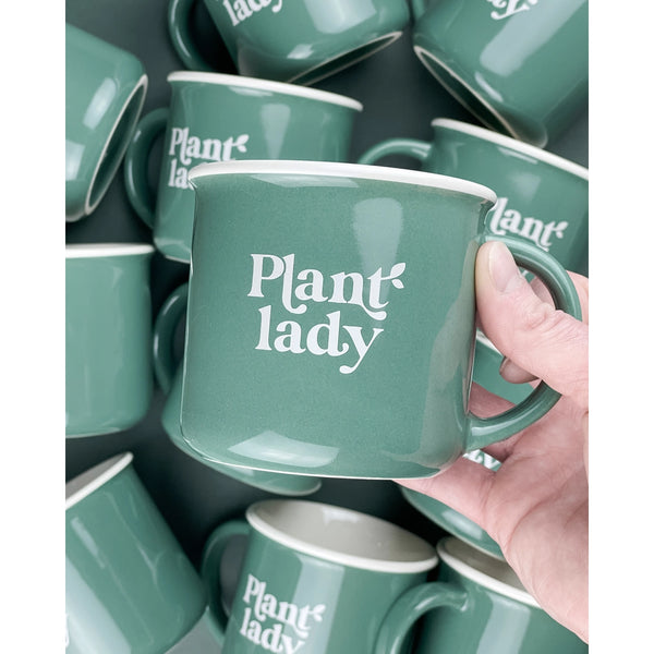 Plant Lady Ceramic Mug -  - Ruff House Print Shop - Wild Lark
