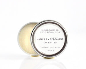 Vanilla + Bergamot Lip Butter -  - Wicked Soaps Co. - Wild Lark